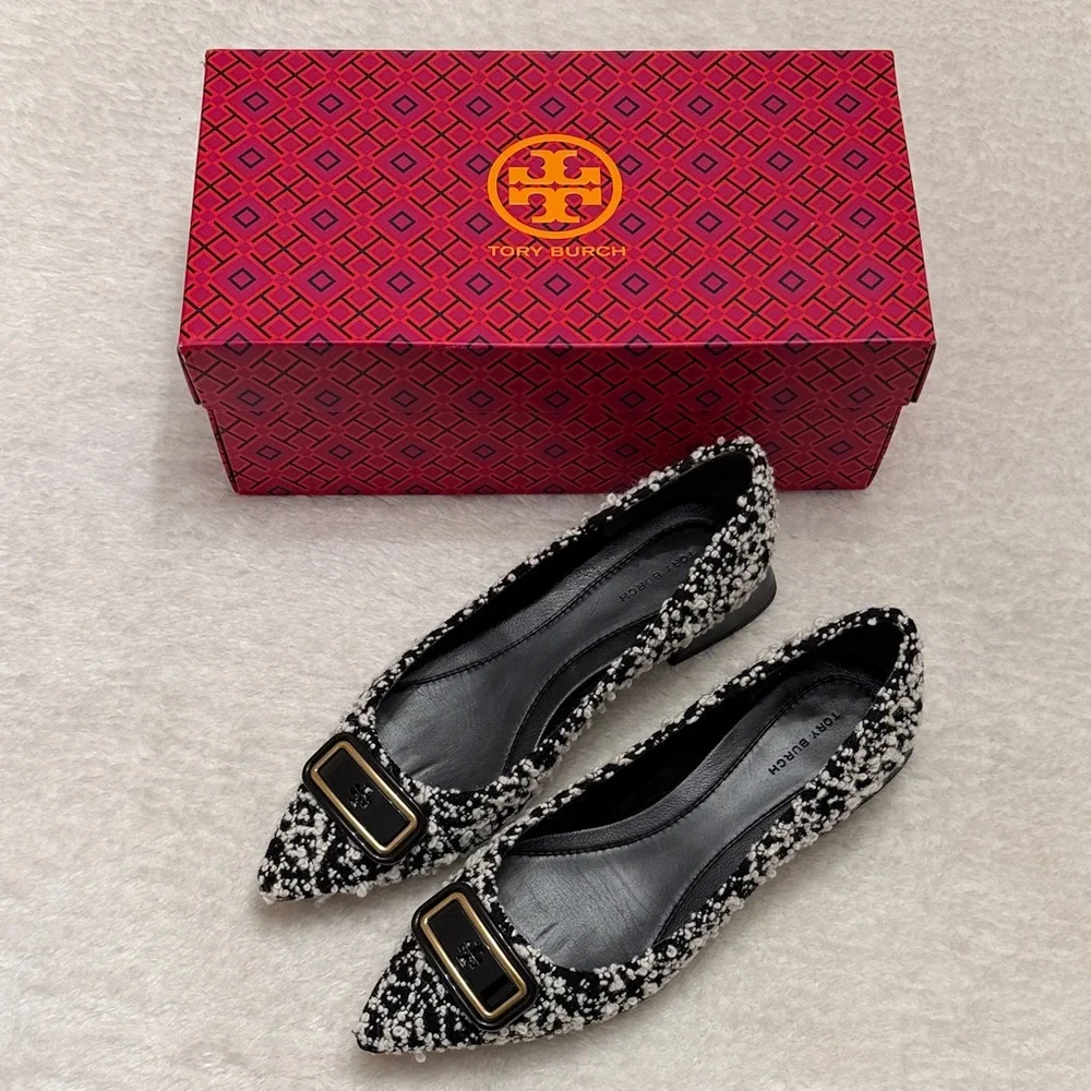 Tory Burch Georgia Pointed Toe Flat